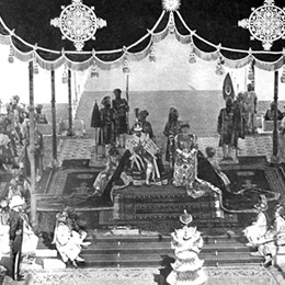 The King-Emperor receiving homage from the Ruling Prince of Burma                                                                                                                                       